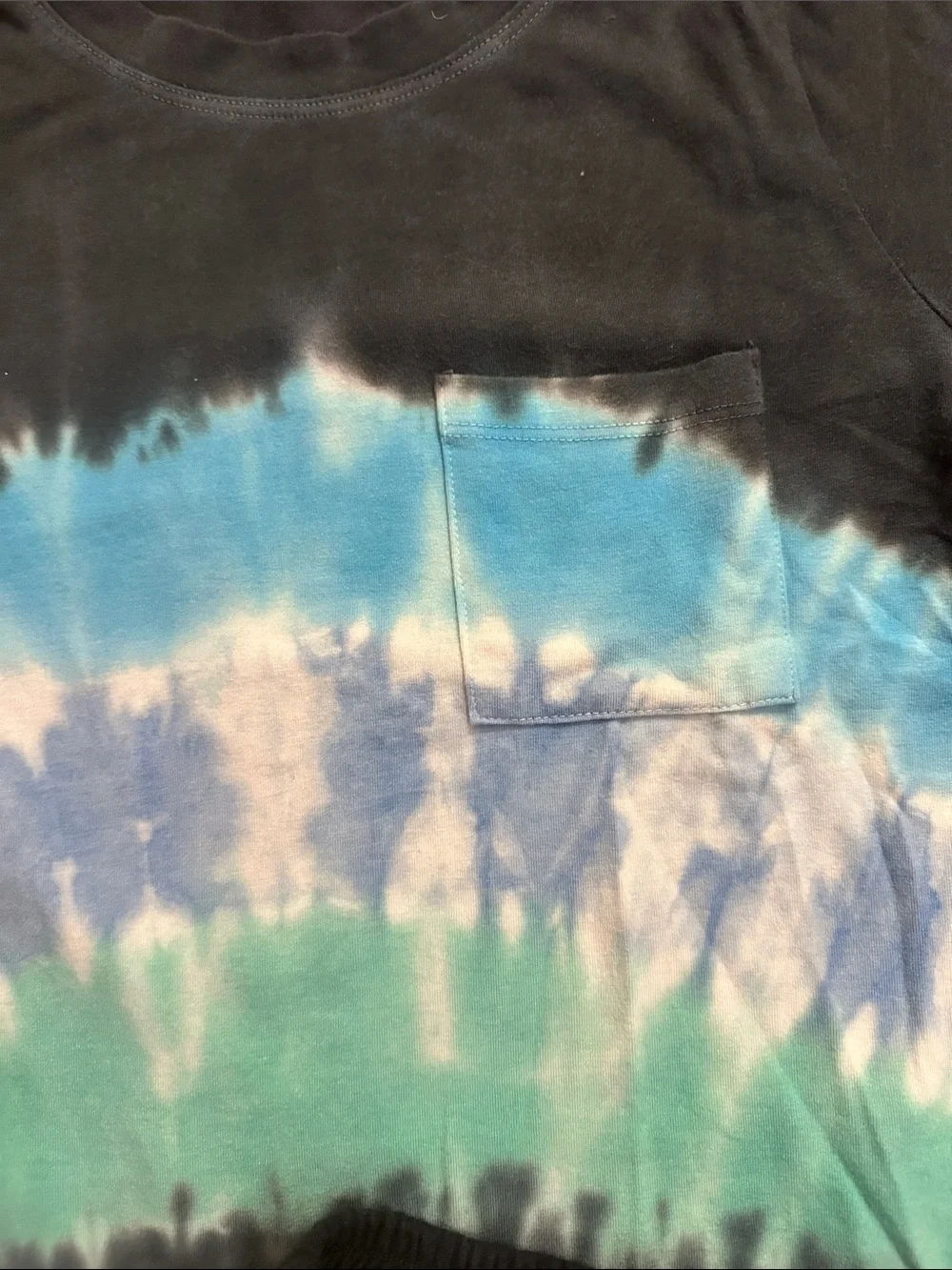 Fairwell Kids Black, Blue & Green Tie-Dye Colorful Burst Accent Set 8/10